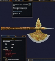 decorative dwarven Battleaxe