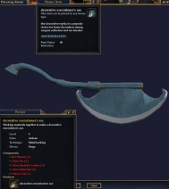 Decorative executioner&#39;s axe